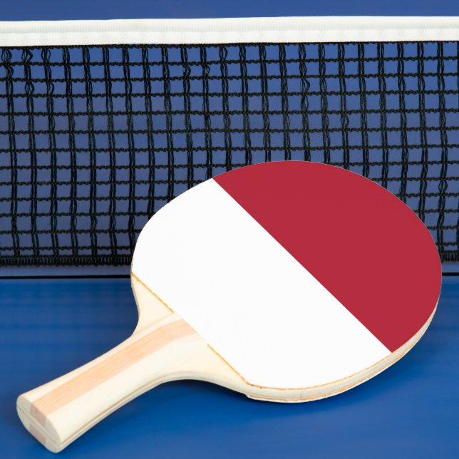 Monaco flag ping pong paddle (Insitu)