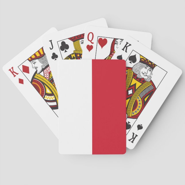 Monaco Flag Playing Cards (Back)