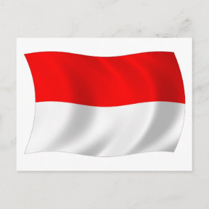 Monaco Flag Postcard