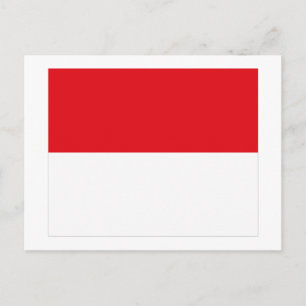 Monaco Flag Postcard