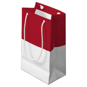 Monaco flag small gift bag