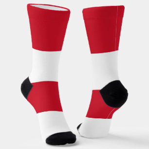Monaco Flag Socks