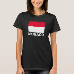Monaco Flag Support Monaco People Women Men T-Shirt