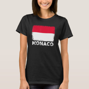 Monaco Flag Support Monaco People Women Men T-Shirt