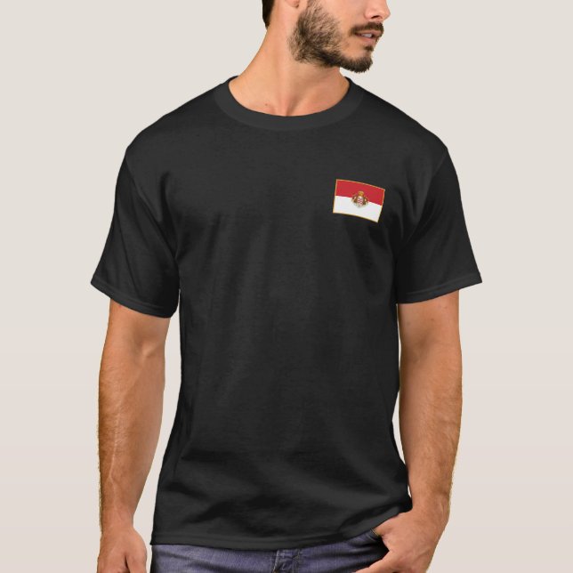 Monaco Flag T-Shirt (Front)