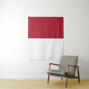 Monaco flag tapestry