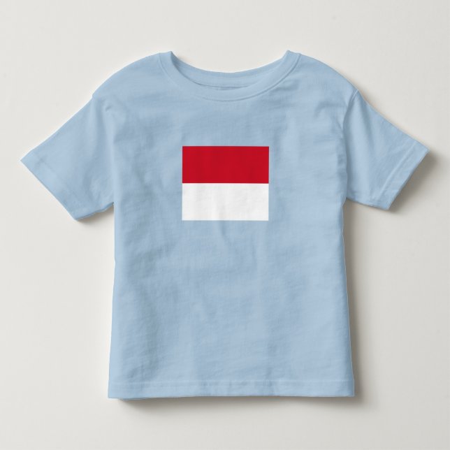 Monaco Flag Toddler T-Shirt (Front)