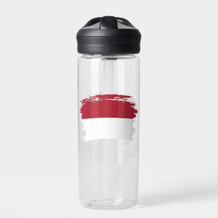 Monaco flag water bottle
