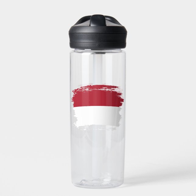 Monaco flag water bottle (Front)
