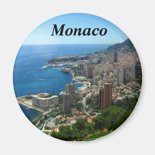 Monaco france magnet (Front)