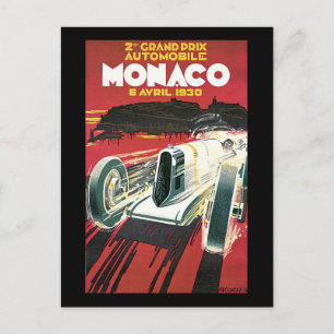 Monaco Grand Prix 1930 Postcard