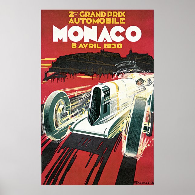 Monaco Grand Prix 1930 Poster (Front)