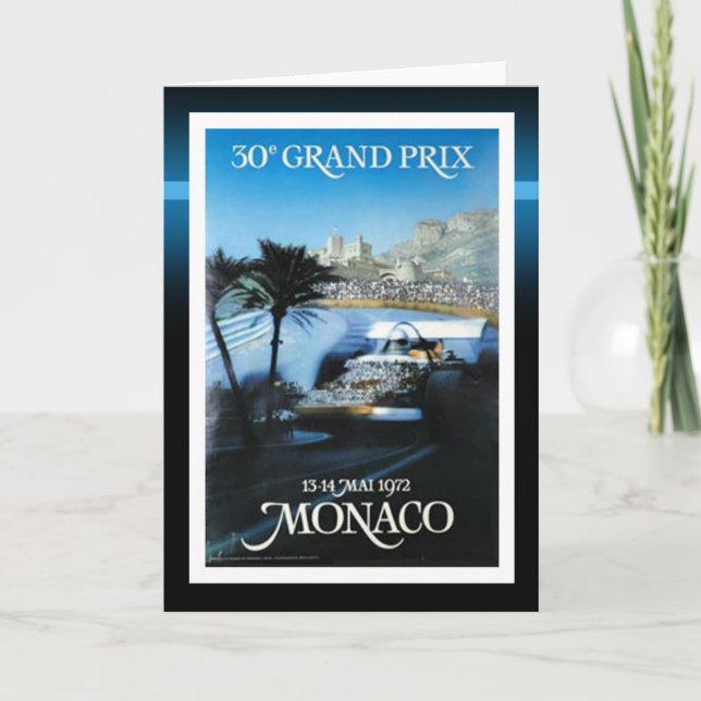 Monaco Grand Prix Card (Front)