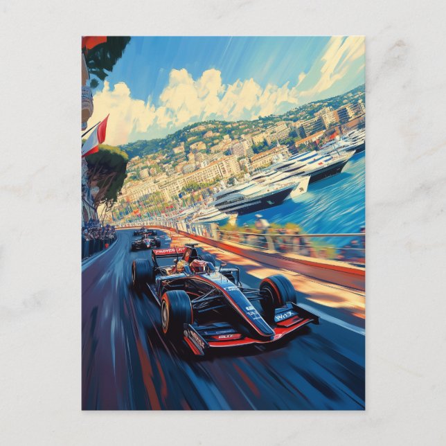 Monaco Grand-prix  Postcard (Front)