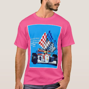 Monaco Grand Prix Vintage 1994 Auto Racing Print T-Shirt
