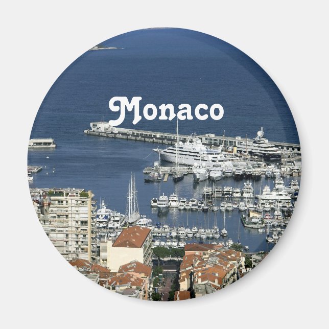 Monaco Harbour Magnet (Front)