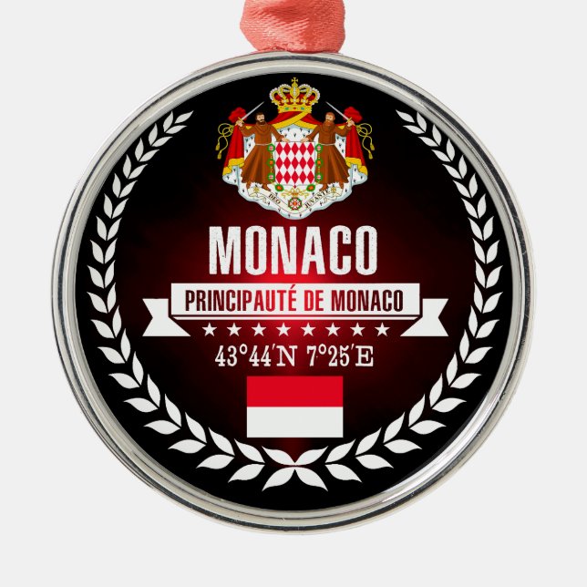Monaco Metal Tree Decoration (Front)