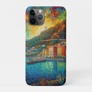 Monaco, Monte-Carlo Bay in van Gogh style iPhone 11 Pro Case