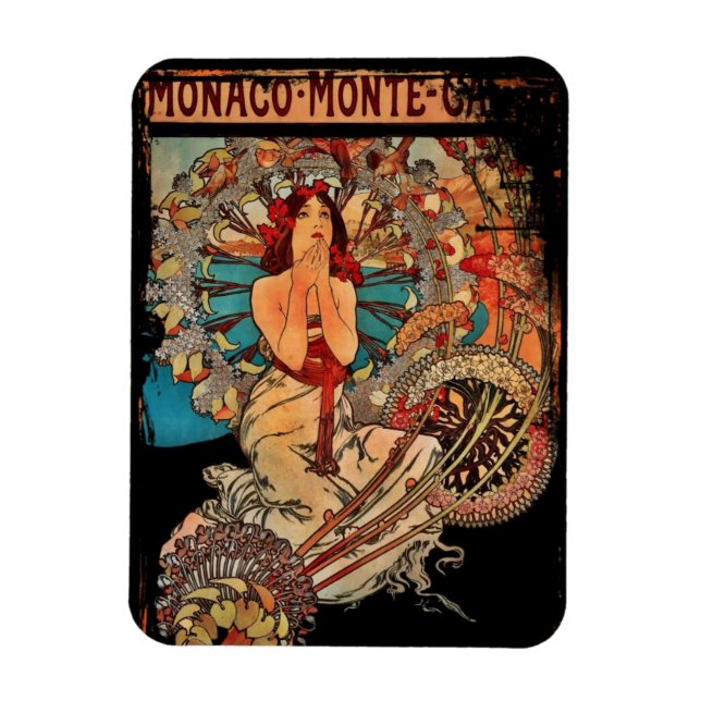 Monaco Monte-Carlo Beauty Magnet (Vertical)