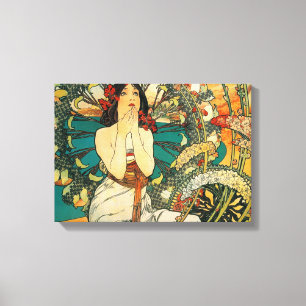 Monaco Monte Carlo by Alphonse Mucha Canvas Print