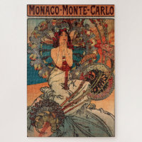 Monaco Monte Carlo by Alphonse Mucha 