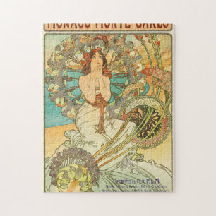 Monaco, Monte-Carlo, Chemins de Fer P.L.M by Mucha Jigsaw Puzzle