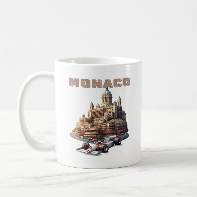Monaco Monte Carlo Coffee Mug (Left)