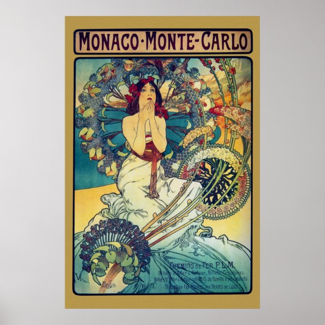 Monaco Monte-Carlo (Gold) Poster (Front)