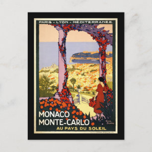 Monaco Monte Carlo Postcard