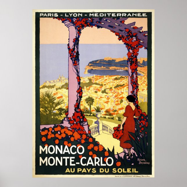 Monaco Monte Carlo Poster (Front)