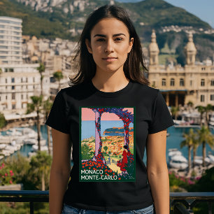 Monaco Monte-Carlo Vintage 1922 Travel Tourism T-Shirt