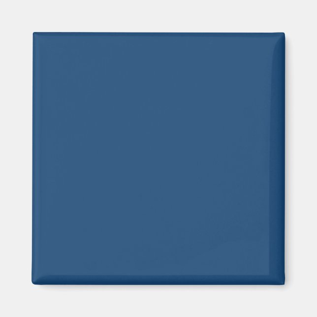 Monaco Noble Blue Solid Colour Magnet (Front)