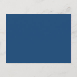 Monaco Noble Blue Solid Colour Postcard