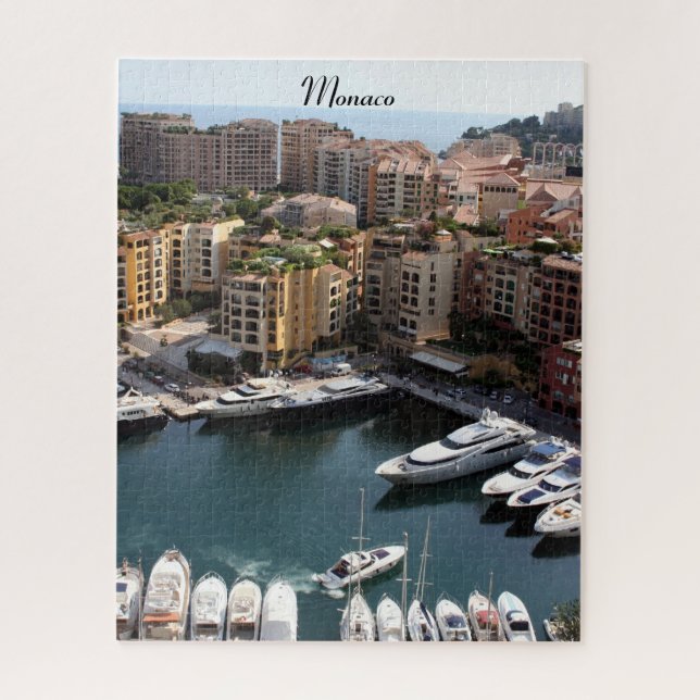 monaco port living jigsaw puzzle (Vertical)