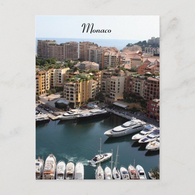 monaco port living postcard (Front)