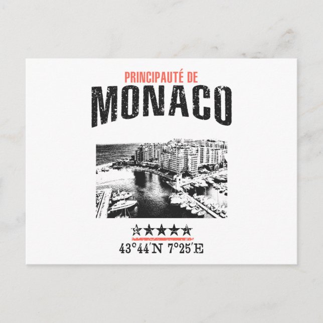 Monaco Postcard (Front)