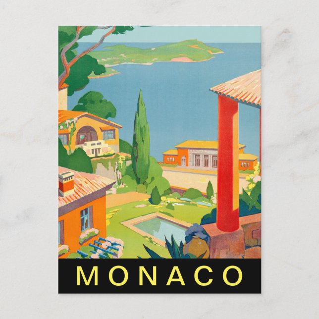 Monaco Postcard (Front)