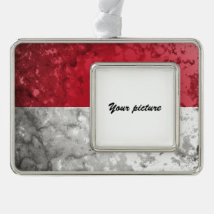 Monaco Silver Plated Framed Ornament