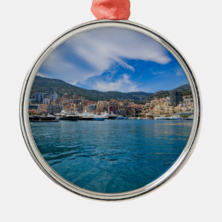 Monaco Skyline Metal Tree Decoration