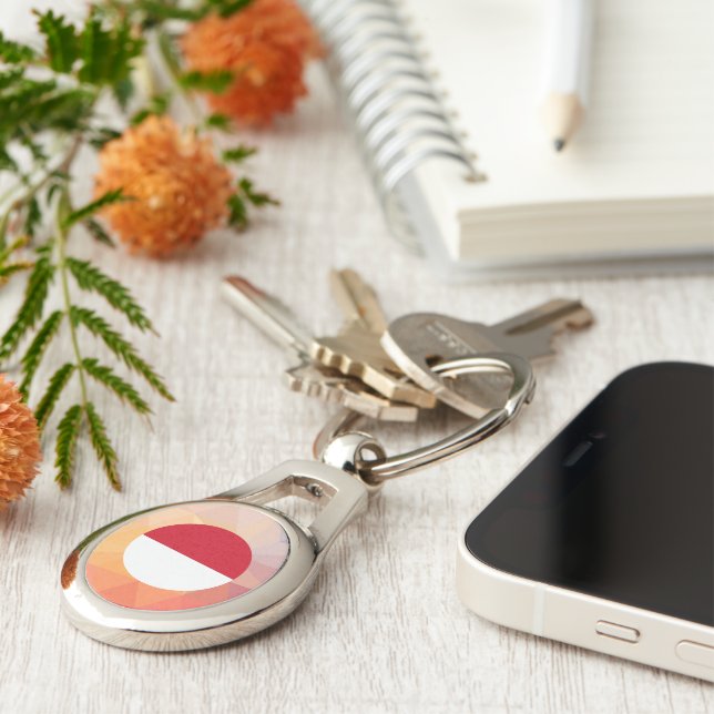 Monaco Souvenir Key Ring (Side)