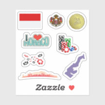 Monaco Stickers