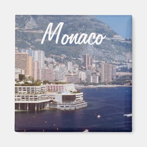 Image of Monaco Travel Photo Souvenir Fridge Magnets