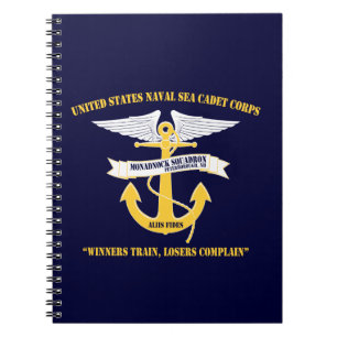Monadnock Squadron Anchor/Wings Logo Notebook