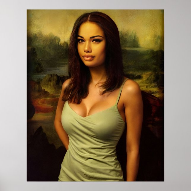 Monaliza 519 years later poster (Front)