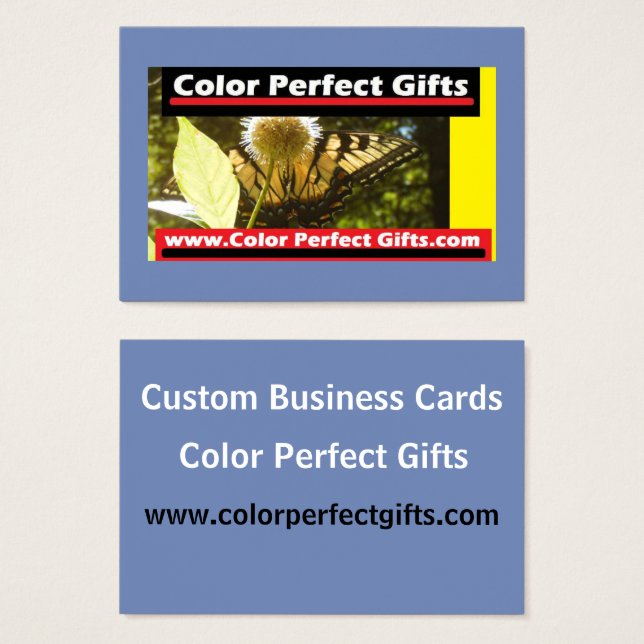 Monarch Advertisement Demo Business Card (Front & Back)