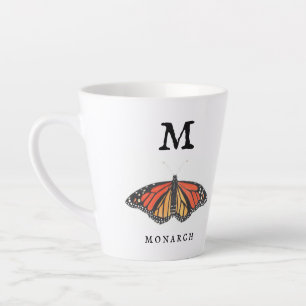 Monarch and Ladybug  Latte Mug