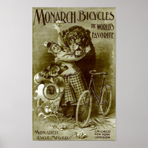 Monarch Bicycles Poster