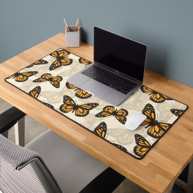 Monarch butterfles desk mat (Office 2)