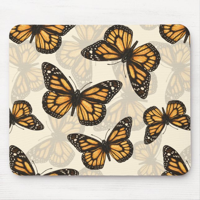 Monarch butterfles mouse mat (Front)