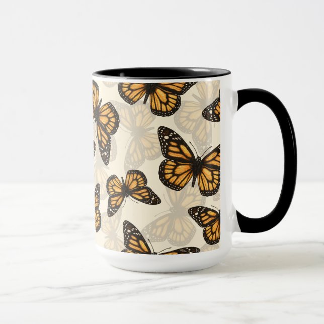 Monarch butterfles mug (Right)